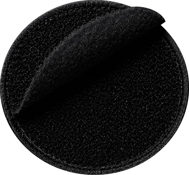 Velcro backing