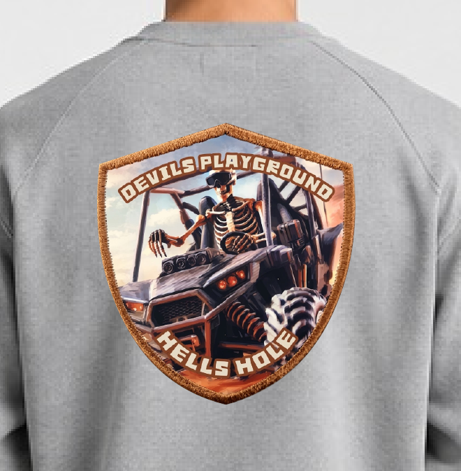 PVC patch on back