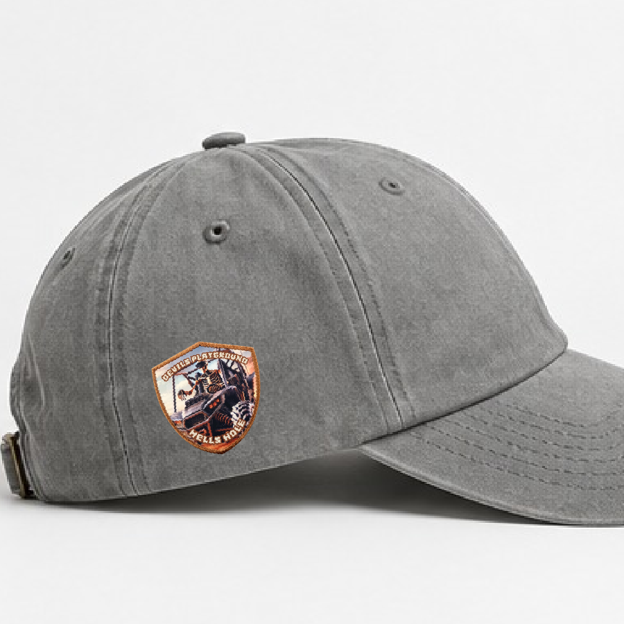 PVC patch on hat side