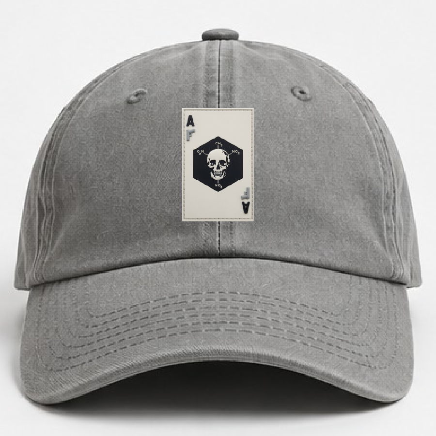 PVC patch on hat front